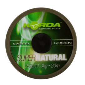 Korda - Šnúra Super Natural 25lb 20m Weedy Green