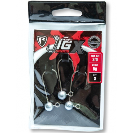 Fox Rage Jig X Heads 3/0 20g 3pcs